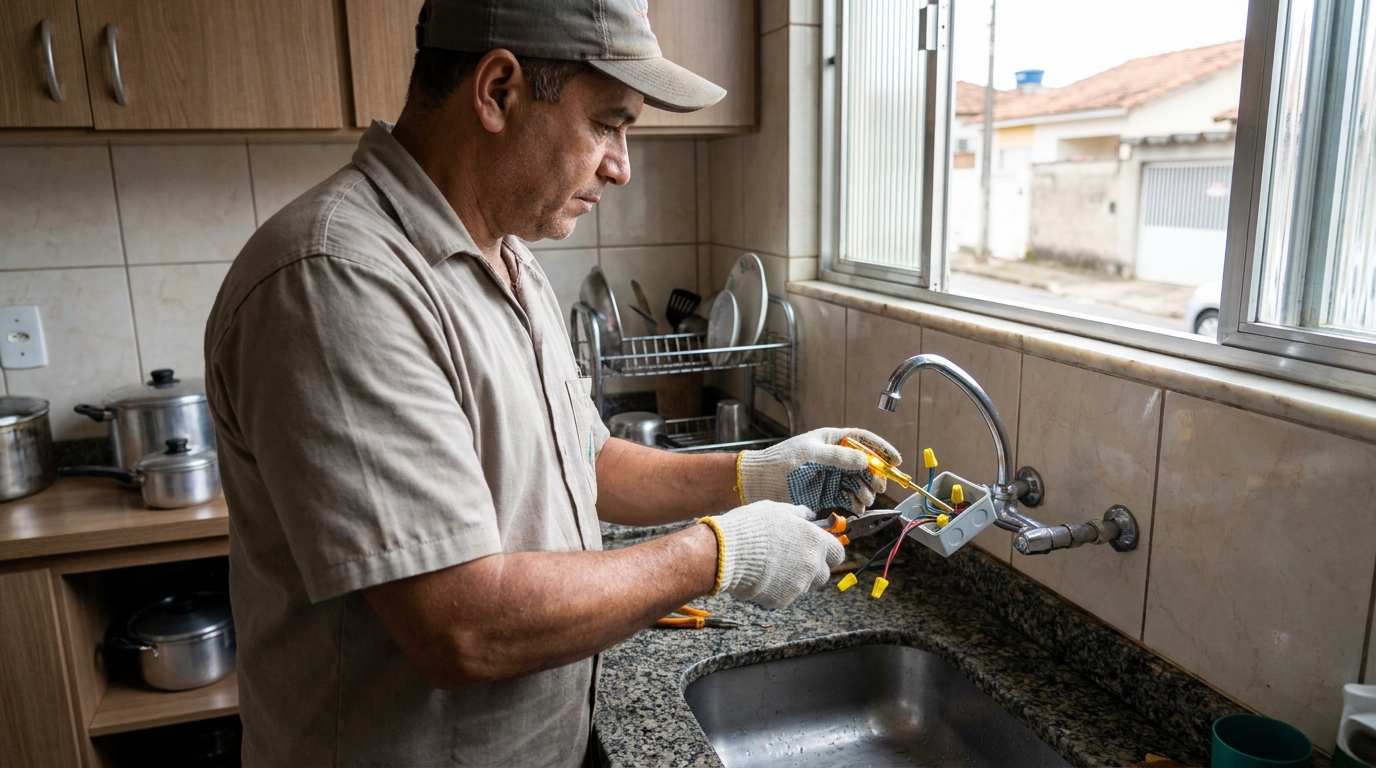 Adequação de Ponto Elétrico em Canaã, Maceió‑AL
