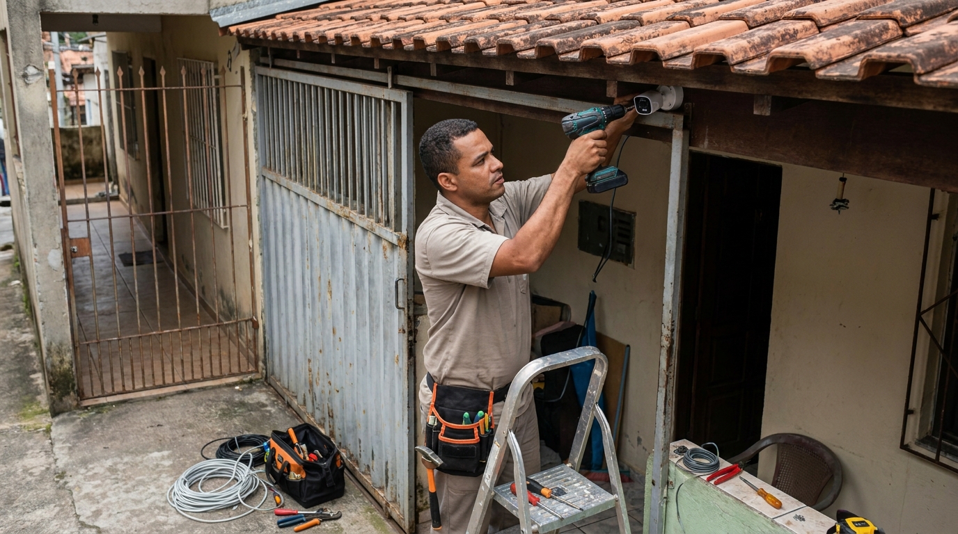 Instalação de Câmera Residencial no Centro, Maceió‑AL