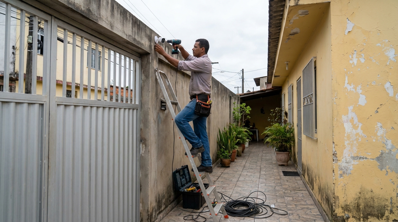 Passagem de Cabeamento no Centro, Maceió‑AL
