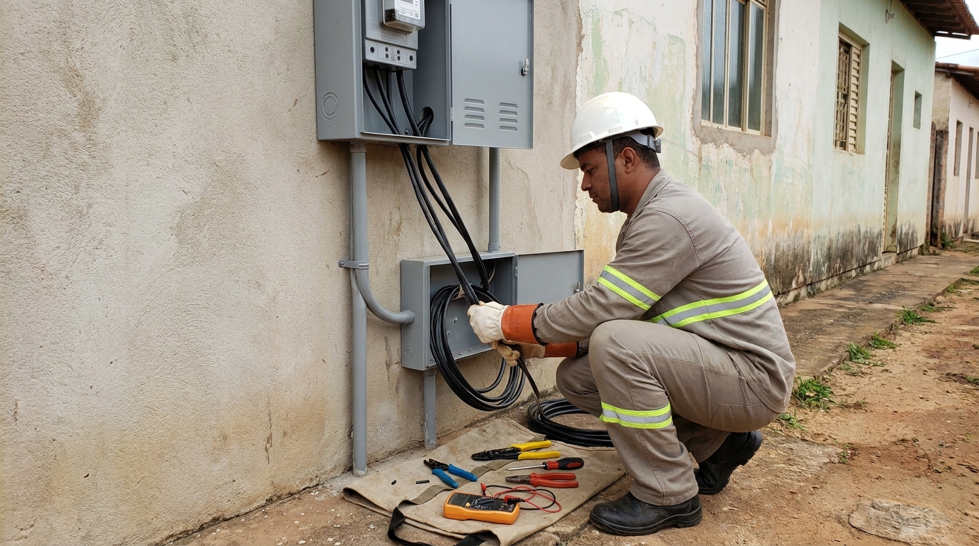 Regularização de Entrada de Energia no Bebedouro, Maceió‑AL