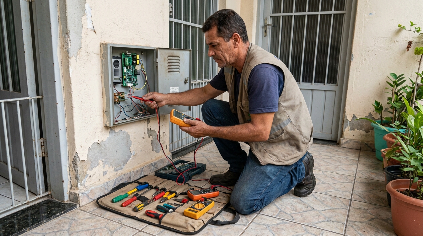 Troca de Fiação de Interfone na Ipioca, Maceió‑AL
